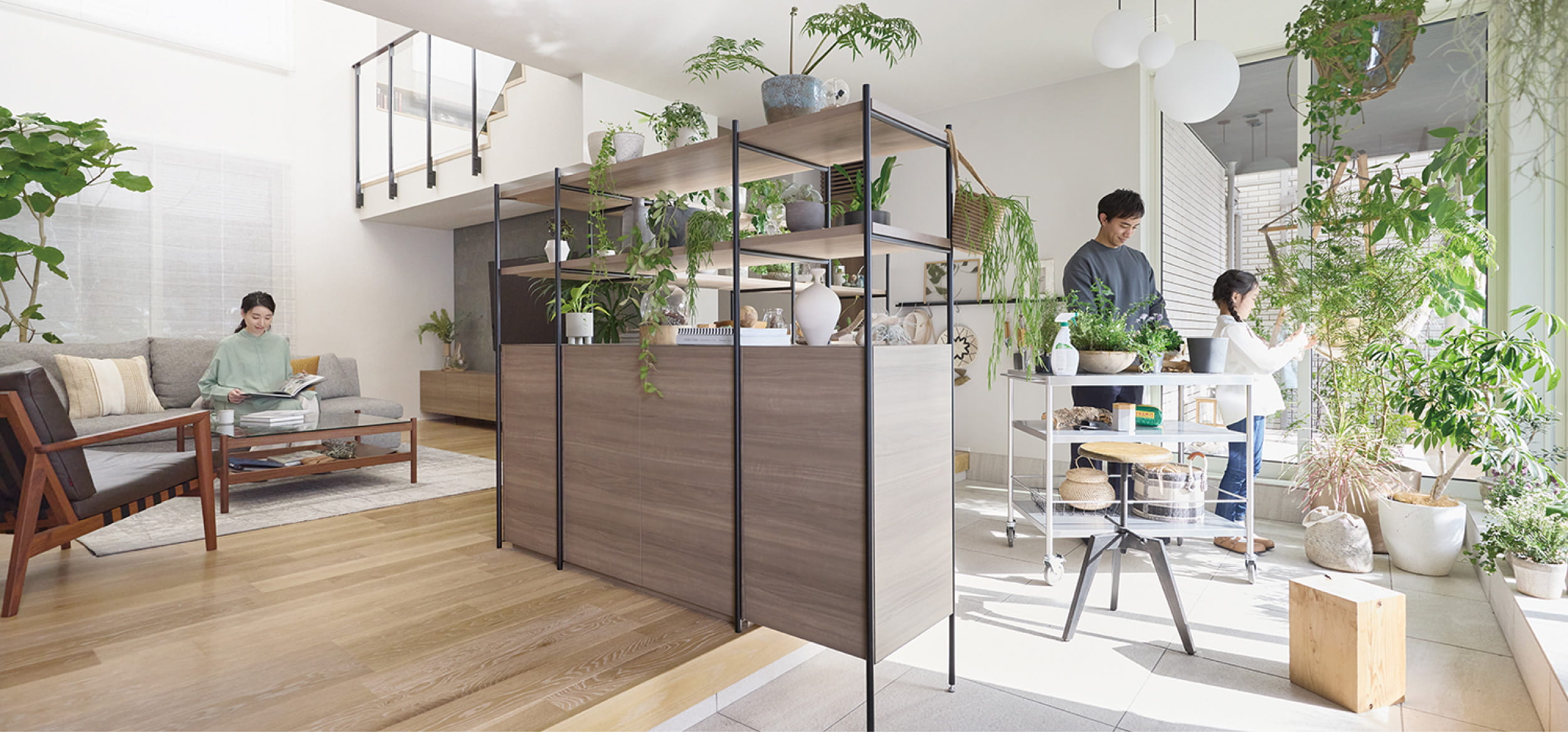 インナーテラス、土間